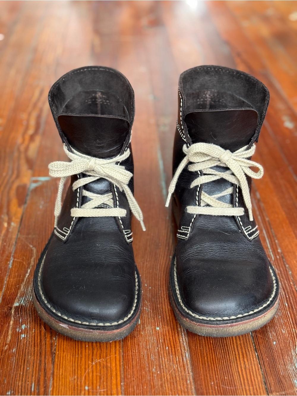 Duckfeet Faborg Leather Boots in Choco